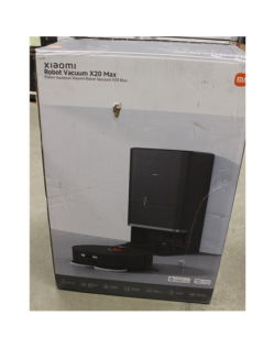 SALE OUT. Xiaomi Robot Vacuum X20 Max EU | Xiaomi Robot Vacuum | X20 Max EU | Wet&Dry | 5200 mAh | 8000 Pa | Black | DAMAGED PAC