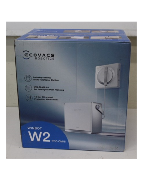SALE OUT. Ecovacs Window cleaning robot WINBOT W2 PRO OMNI, Auto-Spray, Intelligent steady climbing, Edge cleaning mode, WIN-SLA