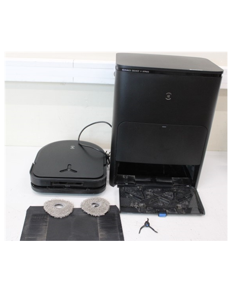 SALE OUT. Ecovacs DEEBOT X5 OMNI Vacuum cleaner, Robot, Wet&Dry, Operating time 164 min, Dust bin 0,25 L, 6400mAh, Black + Auto-