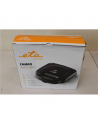 SALE OUT. ETA ETA415190010 Campo Sandwich maker, 750 W, Black | ETA Sandwich maker | ETA415190010 | 750 W | Number of plates 1 | Number of pastry 2 | Black | DAMAGED PACKAGING