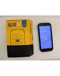 SALE OUT. Caterpillar CAT S42 H+ (Black) Dual SIM 5.5“ IPS LCD 720x1440/1.8GHz/32GB/3GB RAM/Android 10/microSDXC/WiFi,BT,4G/ | CAT S42 H+ | Black | 5.5 " | IPS LCD | 720 x 1440 pixels | Mediatek Helio A20 | Internal RAM 3 GB | 32 GB | MicroSDXC | Dual SIM | Nano-SIM | 4G | Main camera resolution 13 MP | Secondary camera resolution 5 MP | Android | 10.0 | 4200 mAh | REFURBISHED, USED