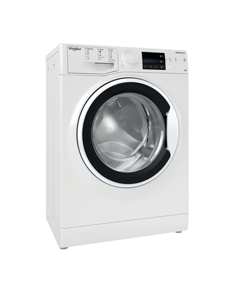Whirlpool Washing machine | WRBSB 6249 W EU | Energy efficiency class C | Front loading | Washing capacity 6 kg | 1200 RPM | Dep