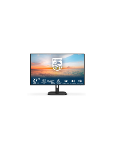 Philips 27E1N1200A/00 | 27 " | IPS | FHD | 16:9 | 120 Hz | 4 ms | 1920 x 1080 pixels | 300 cd/m² | HDMI ports quantity 1 | Black