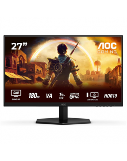AOC Q27G42XNE | 27 " | VA | QHD | 16:9 | 180 Hz | 1 ms | 2560 x 1440 pixels | 300 cd/m² | HDMI ports quantity 2 | Black