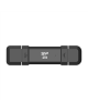 Silicon Power Portable External SSD | DS72 | 2000 GB | USB Type-A/USB Type-C 3.2 Gen 2 | Black