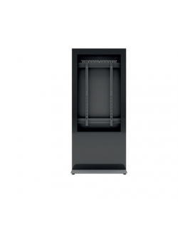 EDBAK Floor stand | IDS10.55 Indoor Public Display Totem with glass front | 55 " | Black