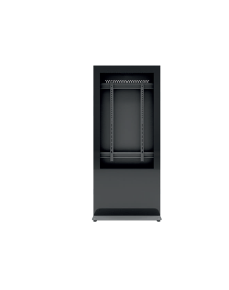 EDBAK Floor stand | IDS10.55 Indoor Public Display Totem with glass front | 55 " | Black