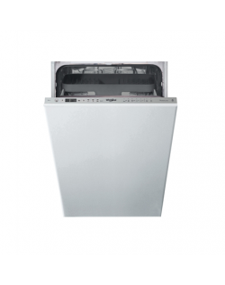 Whirlpool Dishwasher | WSIO 3T223 PCE X | Built-in | Width 45 cm | Number of place settings 10 | Number of programs 7 | Energy e