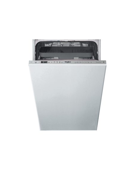 Whirlpool Dishwasher | WSIO 3T223 PCE X | Built-in | Width 45 cm | Number of place settings 10 | Number of programs 7 | Energy e