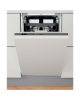 Whirlpool Dishwasher | WSIO 3T223 PCE X | Built-in | Width 45 cm | Number of place settings 10 | Number of programs 7 | Energy e