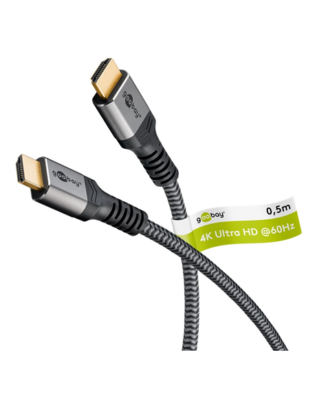 Goobay High Speed HDMI Cable with Ethernet | 64992 | 0.5 m