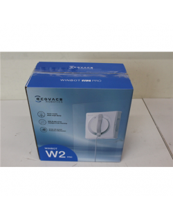 SALE OUT. Ecovacs Window cleaning robot WINBOT W2 PRO, Auto-Spray, Straight-and-steady climbing, WIN-SLAM 4.0 | Ecovacs Window Cleaning Robot | WINBOT W2 PRO | Corded | 2800 Pa | White | DAMAGED PACKAGING, USED, DIRTY, SCRATCHED, USED LIQUID BOTTLE