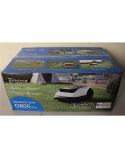 SALE OUT. Ecovacs GOAT O800 RTK Lawn Mower, Robot, Up to 800 m², LiDAR-enhanced RTK navigation, SmartEdge, White | Ecovacs | Lawn Mower GOAT O800 RTK | DAMAGED PACKAGING, DEMO
