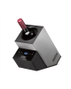 Caso | Wine Cooler | WineCase Deluxe Inox | Bottles capacity 1 | Black/Silver
