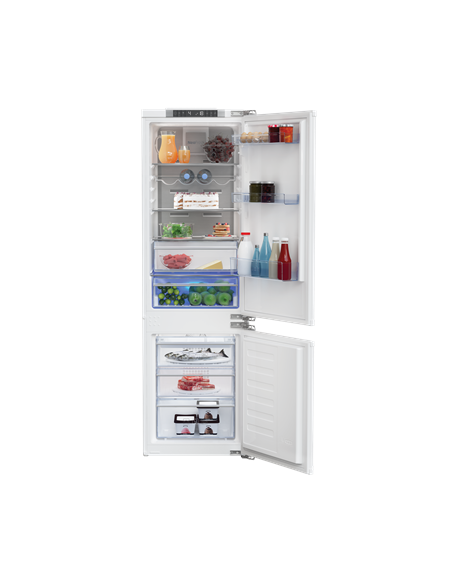 BEKO Refrigerator | BCNA275E4FN | Energy efficiency class E | Free standing | Combi | Height 177.5 cm | No Frost system | Fridge