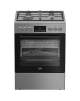 BEKO Cooker | FBMA61330GXDT | Hob type Gas | Oven type Electric | Stainless Steel | Width 60 cm | Grilling | LED | Depth 60 cm | 72 L