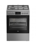 BEKO Cooker | FBMA61330GXDT | Hob type Gas | Oven type Electric | Stainless Steel | Width 60 cm | Grilling | LED | Depth 60 cm | 72 L