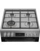 BEKO Cooker | FBMA61330GXDT | Hob type Gas | Oven type Electric | Stainless Steel | Width 60 cm | Grilling | LED | Depth 60 cm |
