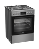 BEKO Cooker | FBMA61330GXDT | Hob type Gas | Oven type Electric | Stainless Steel | Width 60 cm | Grilling | LED | Depth 60 cm |