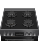 BEKO Cooker | FBM62330GADSN | Hob type Gas | Oven type Electric | Grey | Width 60 cm | Grilling | LED | Depth 60 cm | 72 L