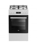 BEKO Cooker | FSM51339DWDS | Hob type Gas | Oven type Electric | White | Width 50 cm | Grilling | LED | Depth 60 cm | 60 L