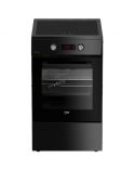 BEKO Cooker | FSM59305BDT | Hob type Induction | Oven type Electric | Black | Width 50 cm | Grilling | Depth 60 cm | 60 L
