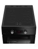 BEKO Cooker | FSM59305BDT | Hob type Induction | Oven type Electric | Black | Width 50 cm | Grilling | Depth 60 cm | 60 L