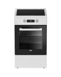 BEKO Cooker | FSM59305WDT | Hob type Induction | Oven type Electric | White | Width 50 cm | Grilling | Depth 60 cm | 60 L