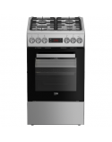 BEKO Cooker | FSM52321DXDT | Hob type Gas | Oven type Electric | Stainless Steel | Width 50 cm | Grilling | Depth 60 cm | 60 L