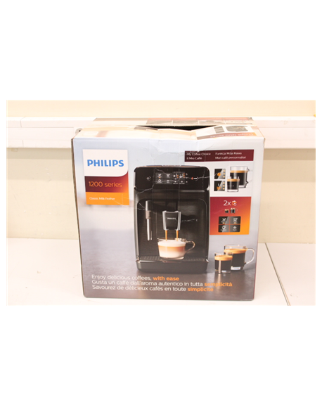 SALE OUT. Philips EP1224/00 Fully automatic coffee machine, 15 bar, 1500 W, Light Gray | Philips Espresso Coffee maker Series 12