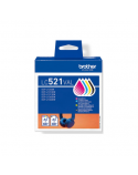 Brother LC521VAL Inkjet Cartridge Value Pack C/M/Y/K | Brother