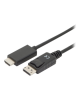 Digitus Adapter Cable, DP - HDMI type A | DisplayPort to HDMI | 2 m