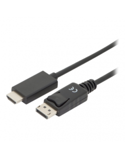 Digitus Adapter Cable, DP - HDMI type A | DisplayPort to HDMI | 2 m