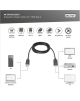 Digitus Adapter Cable, DP - HDMI type A | DisplayPort to HDMI | 2 m