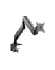 Digitus Desk Mount | Universal Single Monitor Mount with Gas Spring and Clamp Mount | Adjustable Height, Rotate, Tilt, Swivel | 