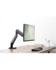 Digitus Desk Mount | Universal Single Monitor Mount with Gas Spring and Clamp Mount | Adjustable Height, Rotate, Tilt, Swivel | 