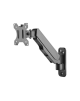 Digitus Wall mount | DA-90396 | Adjustable Height, Rotate, Tilt | 17-32 " | Maximum weight (capacity) 8 kg | Black