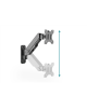 Digitus Wall mount | DA-90396 | Adjustable Height, Rotate, Tilt | 17-32 " | Maximum weight (capacity) 8 kg | Black