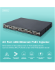 Digitus | 24 Port 10G Ethernet PoE+ Injector, 802.3at, 370 W | DN-95117
