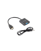 Lanberg HDMI, Mini Jack 3.5 mm, VGA Adapter | AD-0017-BK | 20 m