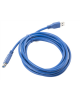 Lanberg USB-A 3.0 Cable, 3 m | CA-US3E-10CC-0030-B | USB Type-A to USB Type-A