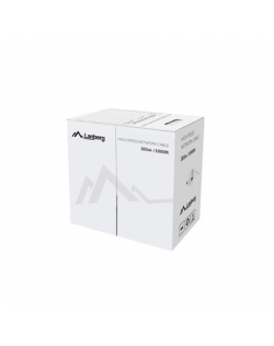 Lanberg LAN Cable Cat.6 UTP, Solid CU Fluke Passed | LCU6-12CU-0305-S | 305 m