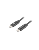 Lanberg USB-C 2.0 Cable, Quick Charge 4.0 | CA-CMCM-40CU-0018-BK | USB Type-C to USB Type-C | 1.8 m