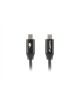 Lanberg USB-C 2.0 Cable, Quick Charge 4.0 | CA-CMCM-40CU-0018-BK | USB Type-C to USB Type-C | 1.8 m