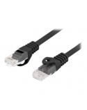 Lanberg Patchcord Cat.6 UTP LSZH CU | PCU6-10CU-0100-BK | 1 m