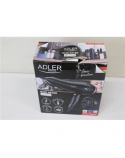 SALE OUT. Adler AD 2244 Hair Dryer, 2000W, 2 speed settings, 3 temperature settings, AC motor, black | Adler Hair Dryer | AD 2244 | 2000 W | Number of temperature settings 3 | Ionic function | Diffuser nozzle | Black | DAMAGED PACKAGING