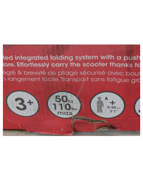 SALE OUT. GLOBBER scooter Primo Foldable red, 430-102 | Globber Red | DAMAGED PACKAGING | Scooter | Primo Foldable 430-102