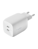 Belkin USB-C GaN PD PPS Dual Wall Charger, 65W | WCH013vfWH