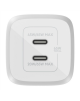 Belkin USB-C GaN PD PPS Dual Wall Charger, 65W | WCH013vfWH