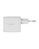 Belkin Dual USB-C GaN Wall Charger with PPS 45W | WCH011vfWH